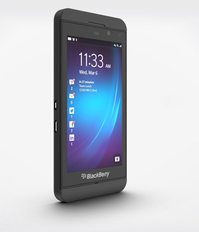 Canadá y Reino Unido con buenas ventas de Blackberry Z10